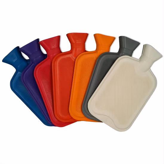 Hot Water Bag with Cover Thick Natural Rubber Relaxing 2000ml